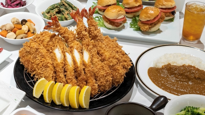 【当日限定】揚げたてカツor海鮮丼♪選べる朝食付プラン＜大浴場完備・コンビニ館内直結＞